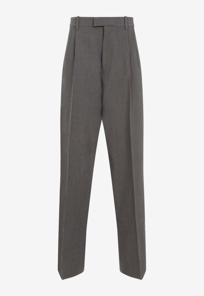 Pleated Wool Pants