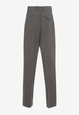 Pleated Wool Pants