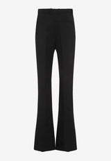 Flared Wool Pants