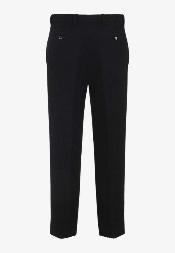 Boucle Pants in Wool Blend