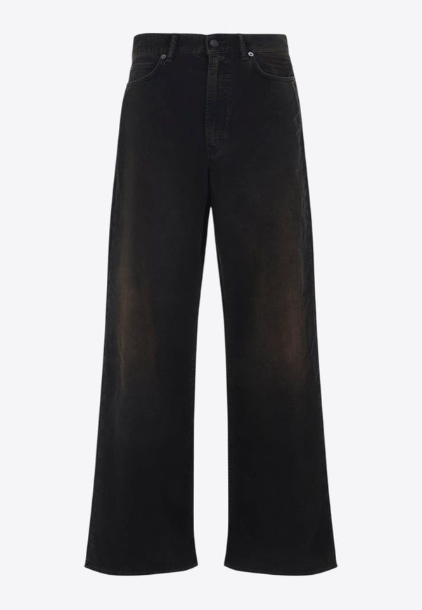 Logo-Patch Corduory Pants