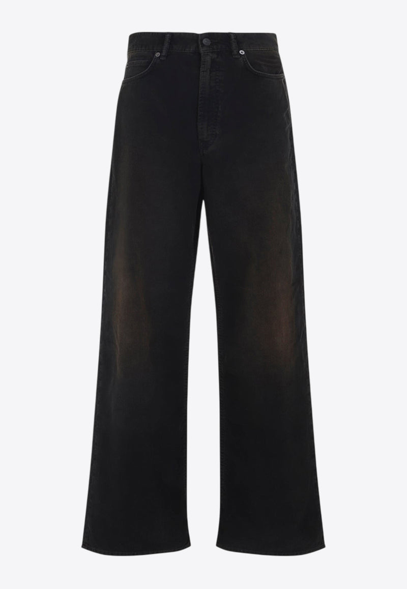 Logo-Patch Corduory Pants