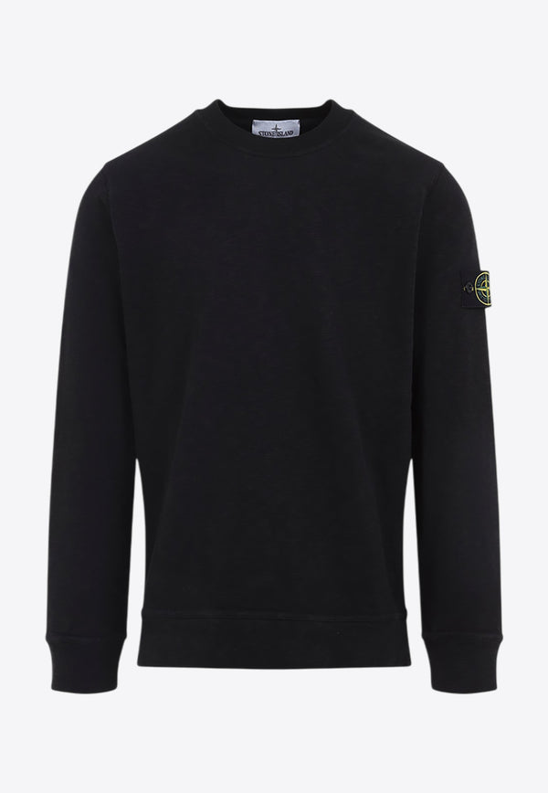 Logo-Patch Pullover Sweatshirt