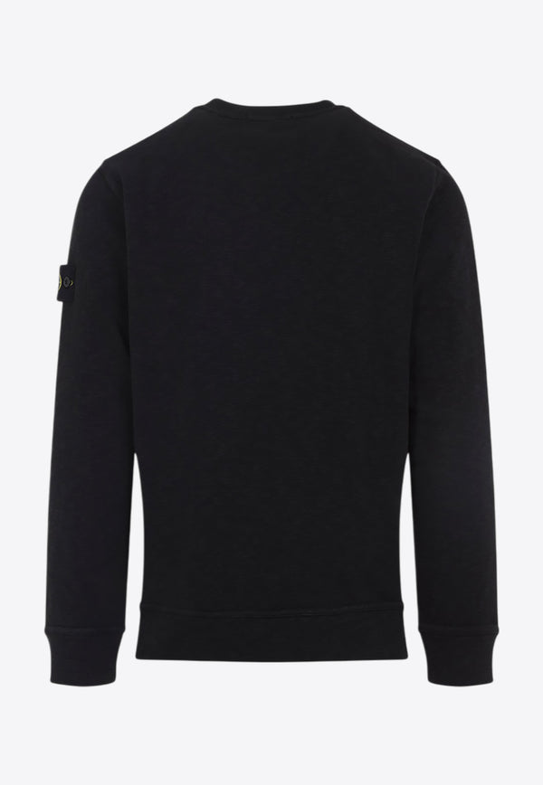 Logo-Patch Pullover Sweatshirt