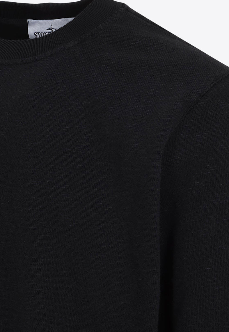 Logo-Patch Pullover Sweatshirt