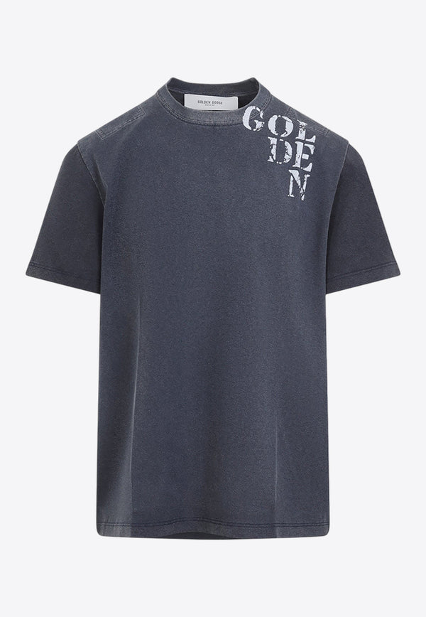 Golden Logo Crewneck T-shirt