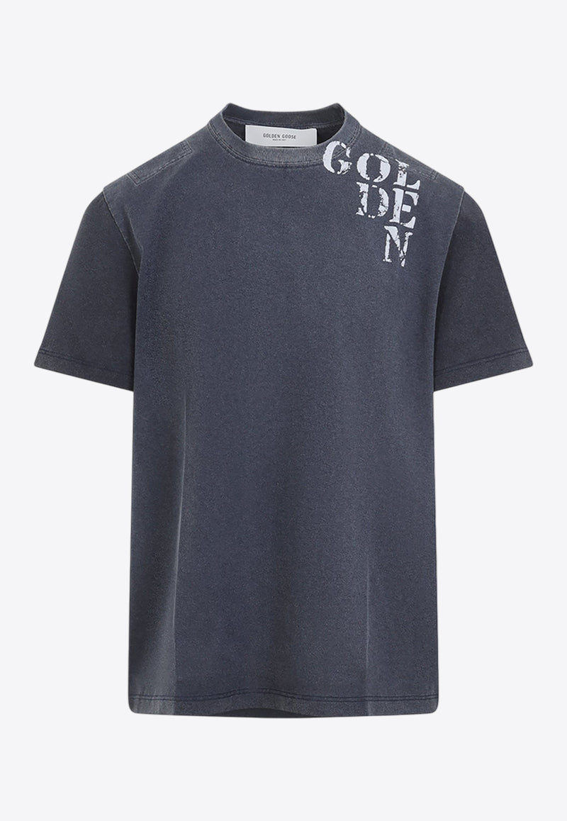 Golden Logo Crewneck T-shirt