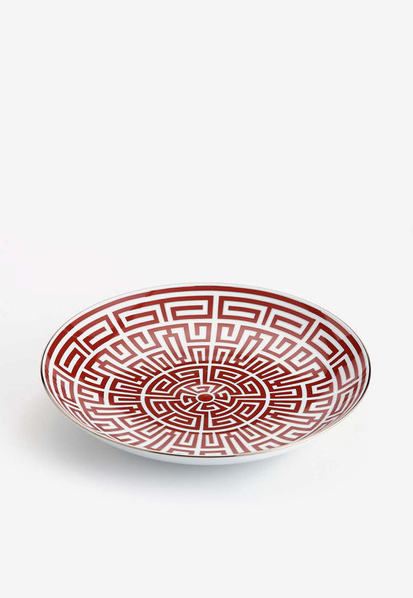 Ginori 1735 Labirinto Porcelain Centerpiece Red 140RG00 FPT110 01 0310 G00125300