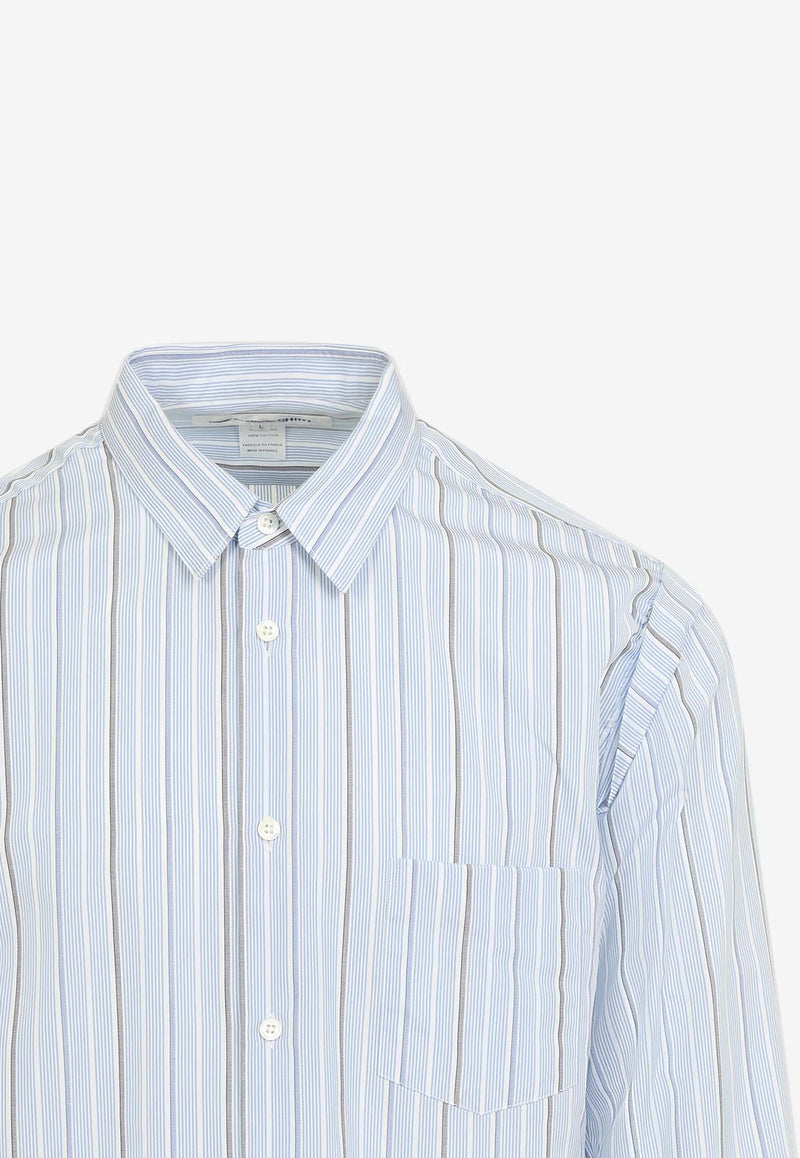 Long-Sleeved Stripe Shirt