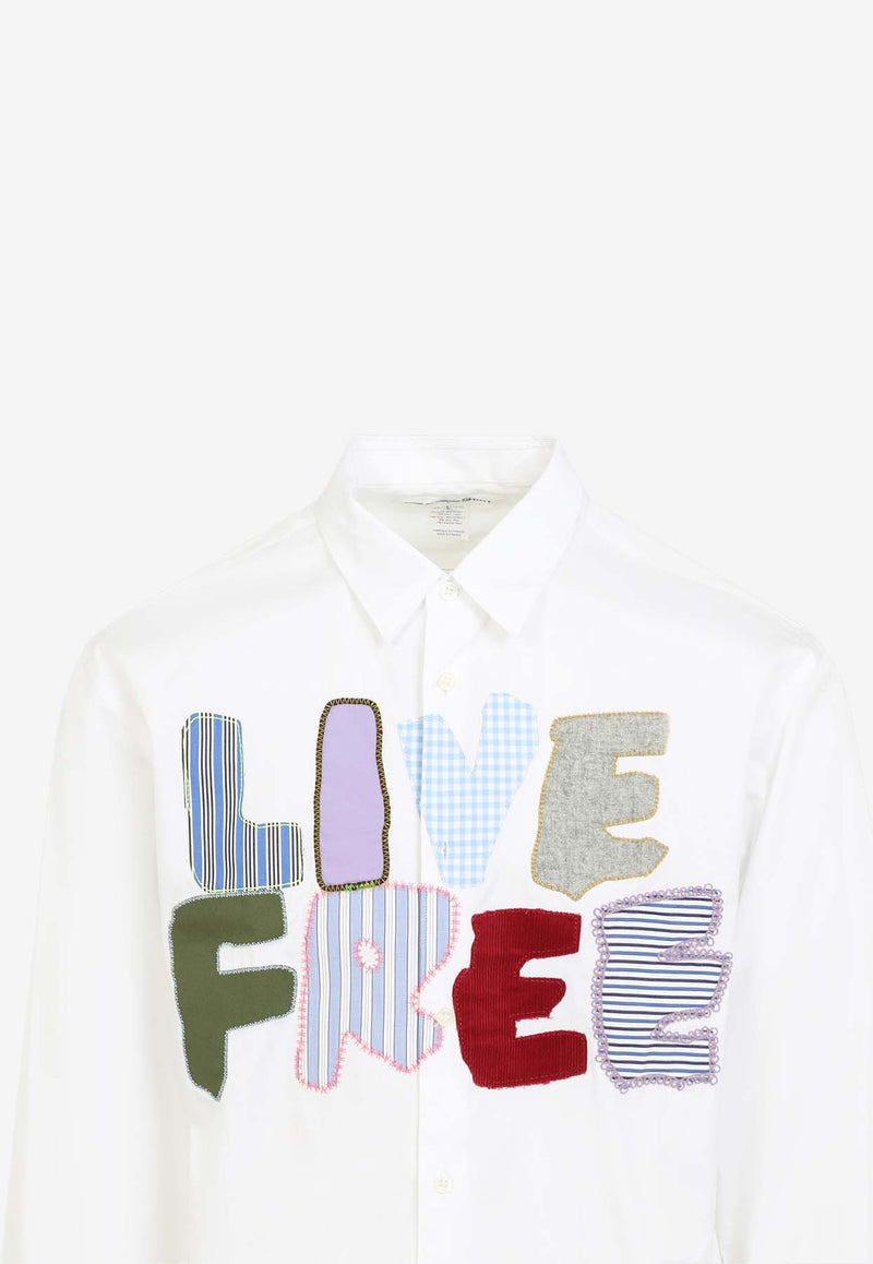 Live Free Embroidered Shirt