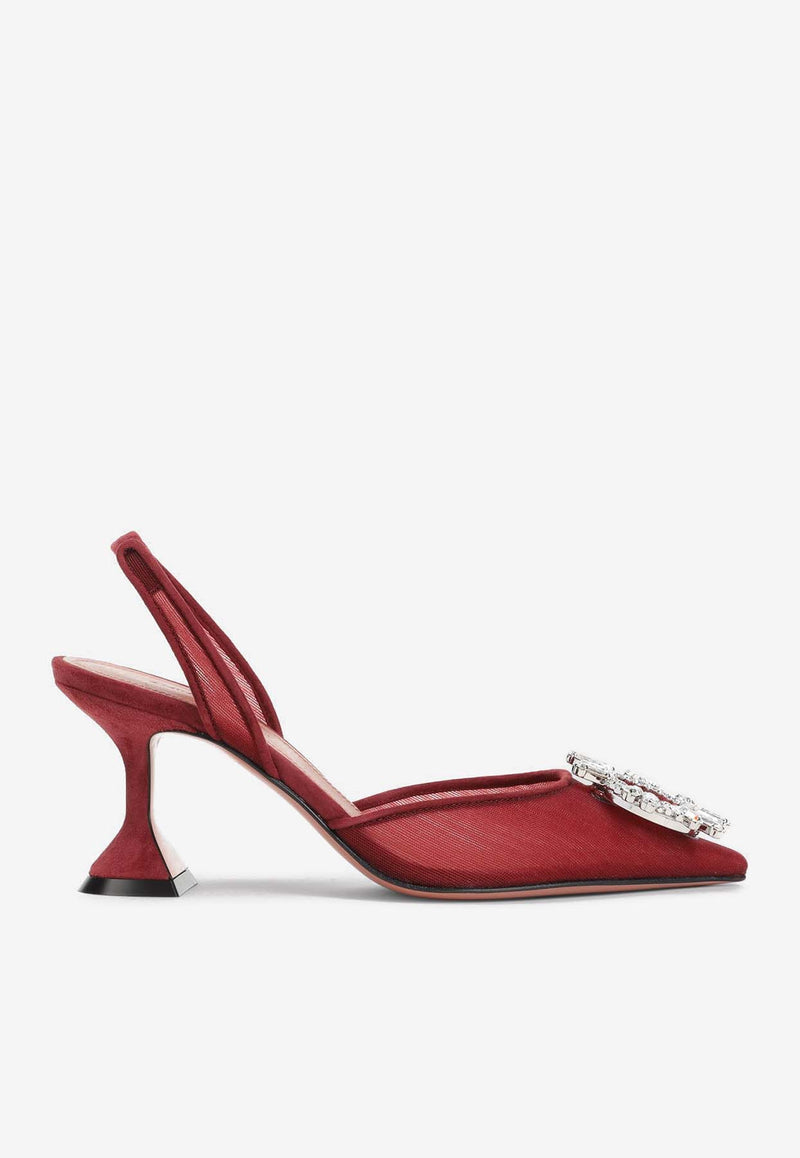 Begum 70 Slingback Mesh Pumps