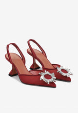 Begum 70 Slingback Mesh Pumps