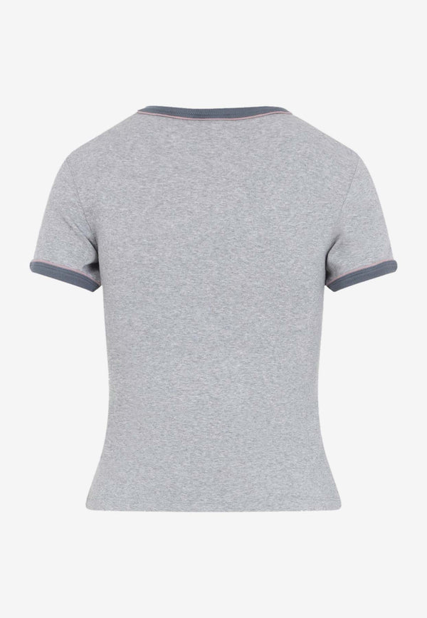 Graphic Print Slim T-shirt