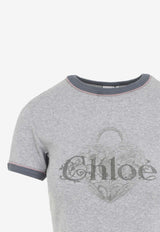 Graphic Print Slim T-shirt