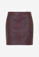 Leather Mini Skirt