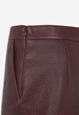 Leather Mini Skirt