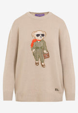 Aviator Bear Cashmere Sweater