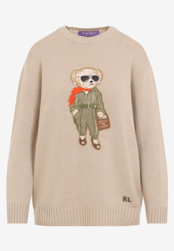 Aviator Bear Cashmere Sweater