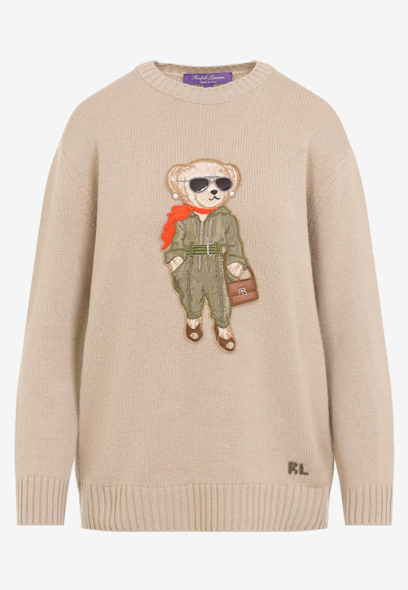 Aviator Bear Cashmere Sweater