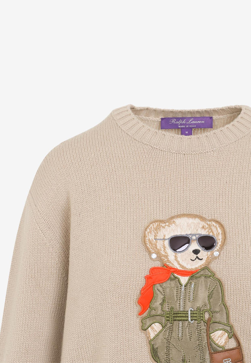 Aviator Bear Cashmere Sweater