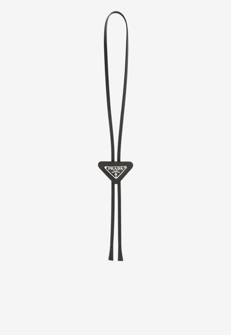 Saffiano Leather Bolo Tie