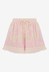 Zimmermann Pop Toweling Shorts 1418ASS244PINK