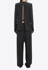 Victoria Beckham Tailored Wool Pants Black 1424WTR005887ABLACK