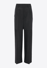 Victoria Beckham Tailored Wool Pants Black 1424WTR005887ABLACK