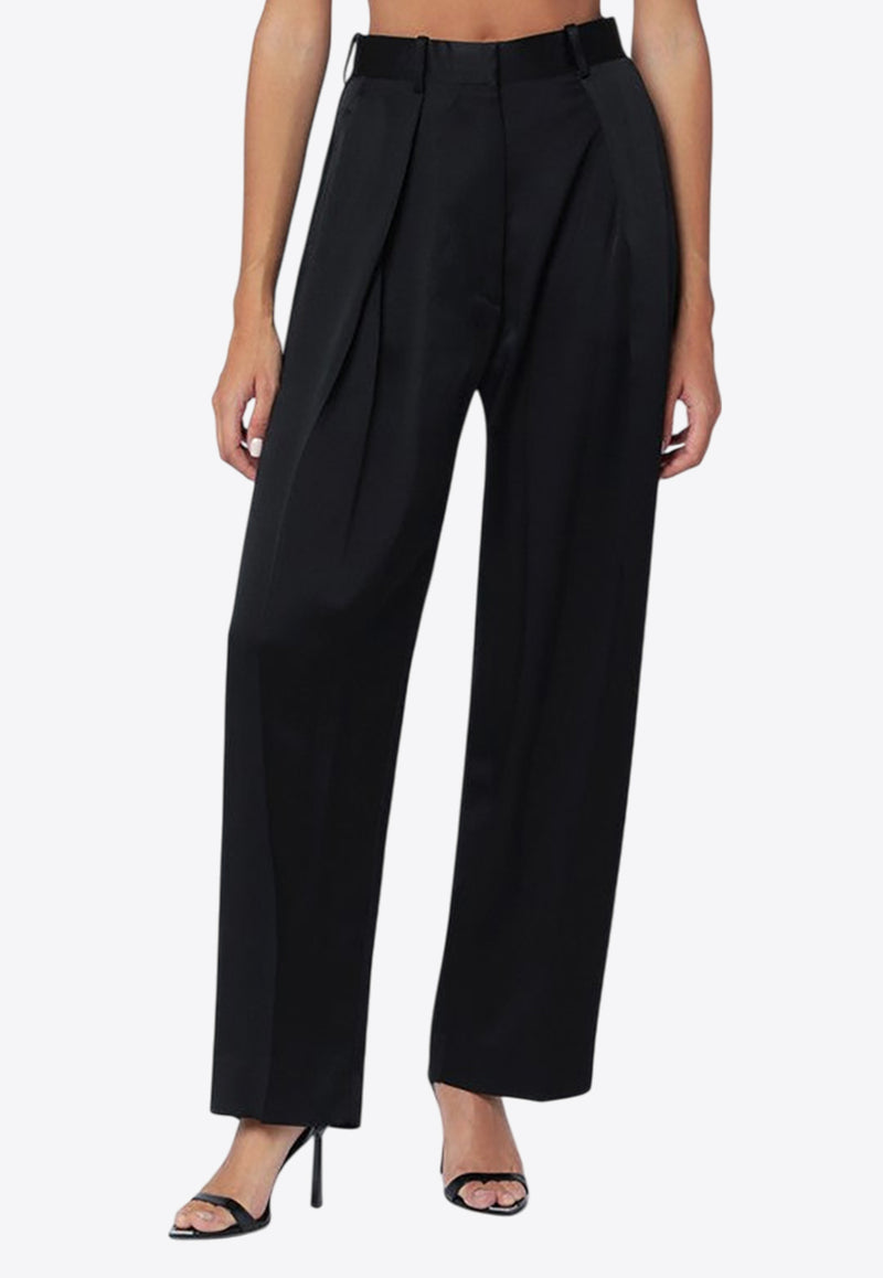 Victoria Beckham Pleated Tailored Pants Black 1425WTR002857JPL/R_VIBEC-BLK