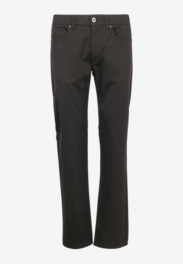 Salvatore Ferragamo Straight-Leg Pants Black 143282 P 717413 BLACK