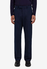 Ferragamo Straight-Leg Chino Pants Navy 145238 P 790240 NEW NAVY