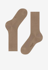 FALKE Tiago Sheer Shimmer Socks Camel 14792_CAMEL