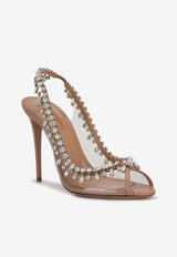 Temptation 105 Crystal-Embellished Sandals