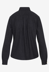 Long-Sleeved Wool Shirt