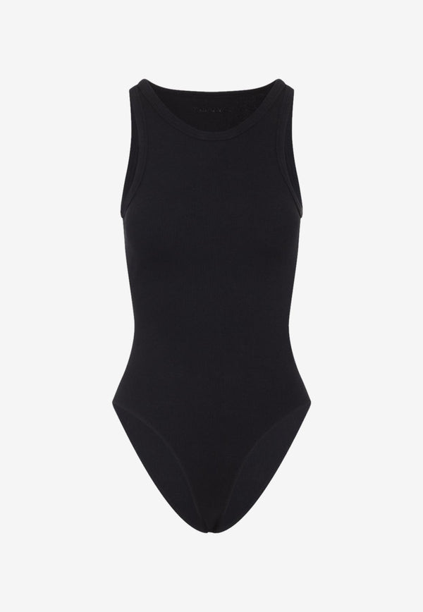 Ribbed Sleeveless Bodysuit