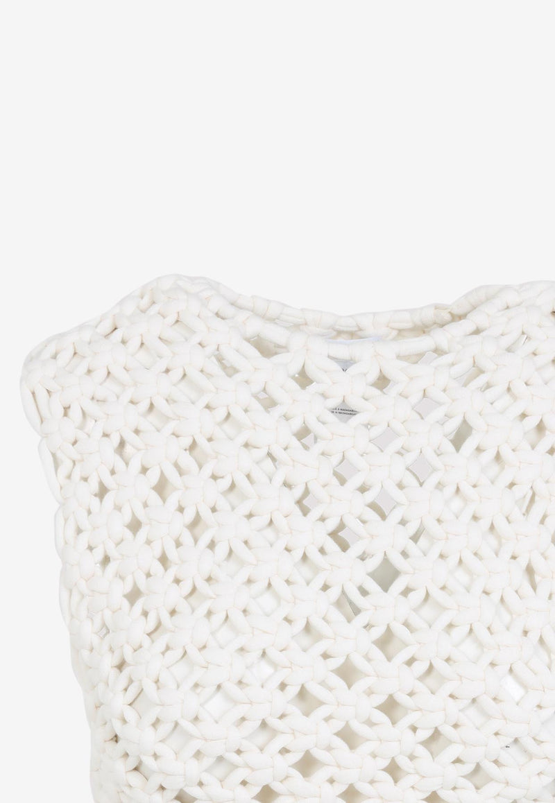 Knitted Knotted Sleeveless Top