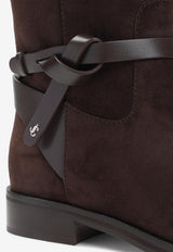 Suede Lawton KB Flat Boots