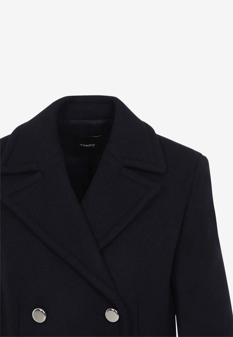 Double-Breasted Wool Coat