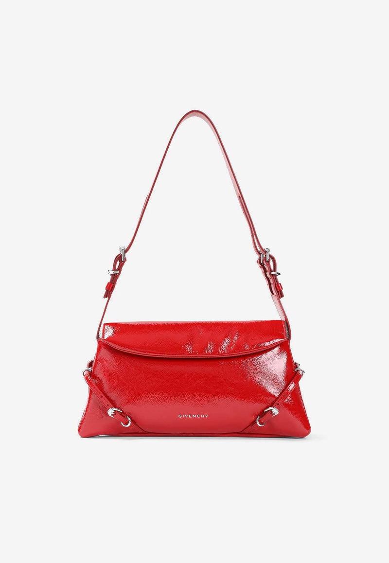 Small P'tit Voyou Shoulder Bag in Patent Leather