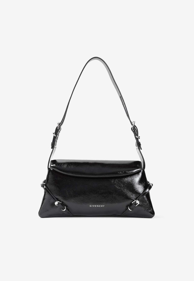 Small P'tit Voyou Shoulder Bag in Patent Leather