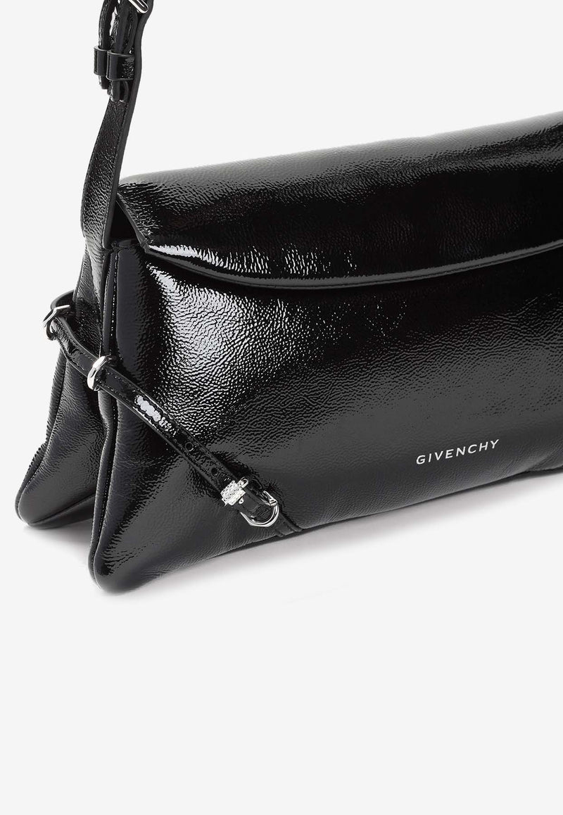 Small P'tit Voyou Shoulder Bag in Patent Leather