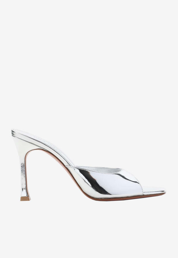 Alexa 95 Metallic Leather Mules