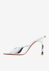 Alexa 95 Metallic Leather Mules
