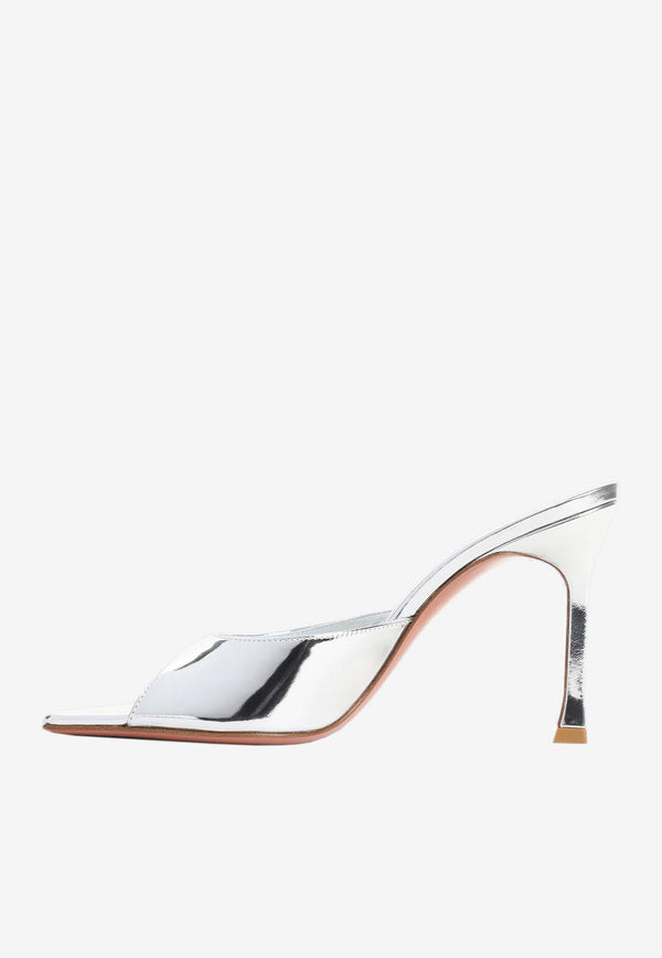 Alexa 95 Metallic Leather Mules