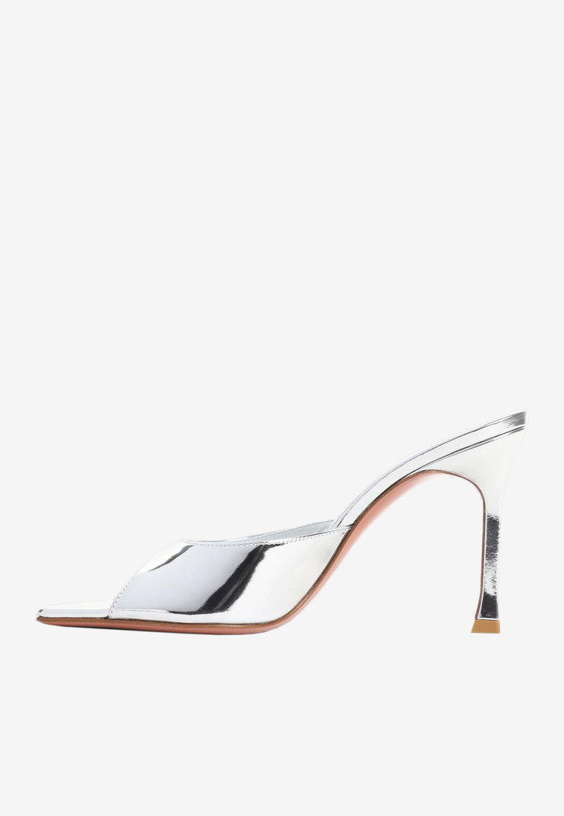 Alexa 95 Metallic Leather Mules