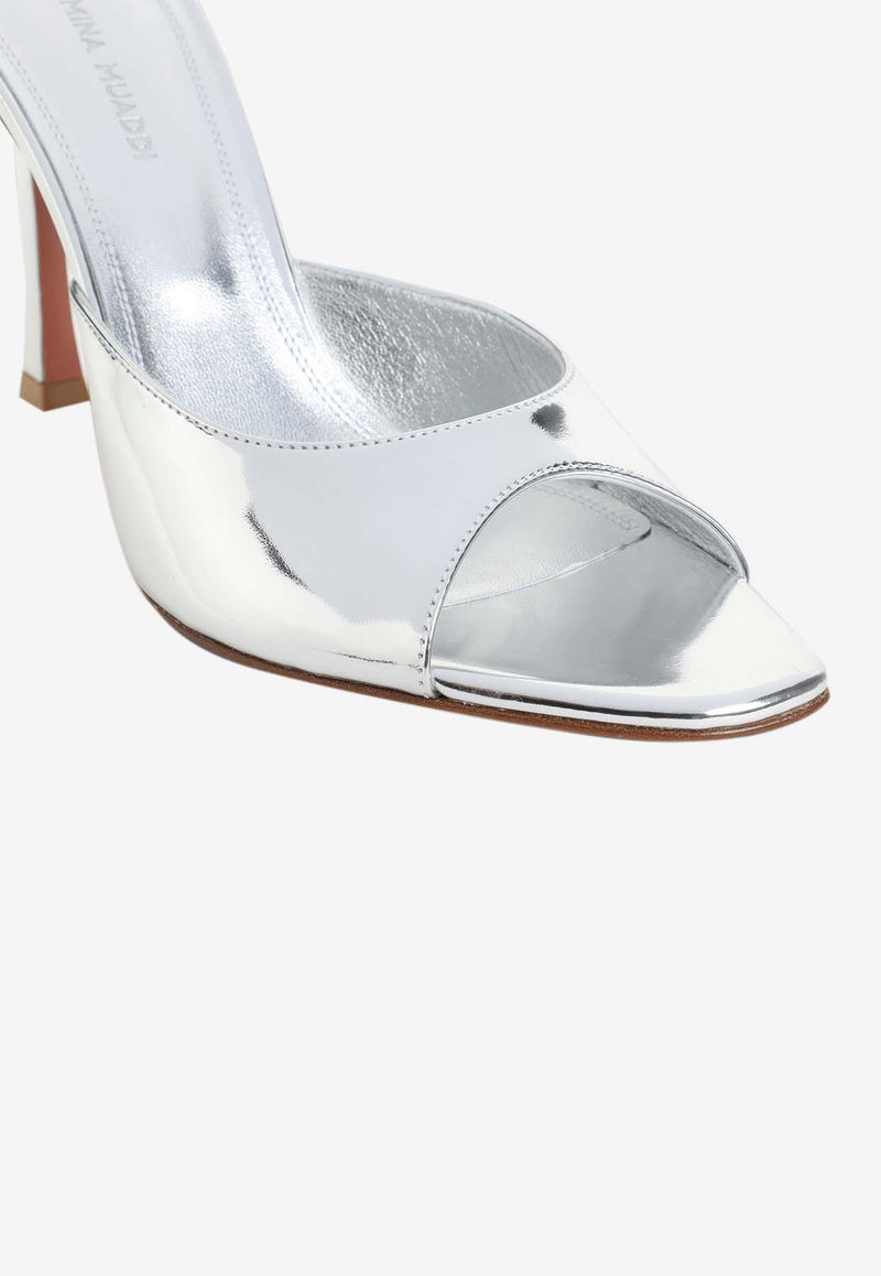 Alexa 95 Metallic Leather Mules