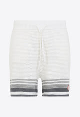 Crocheted Logo Shorts