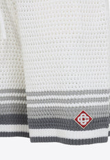 Crocheted Logo Shorts