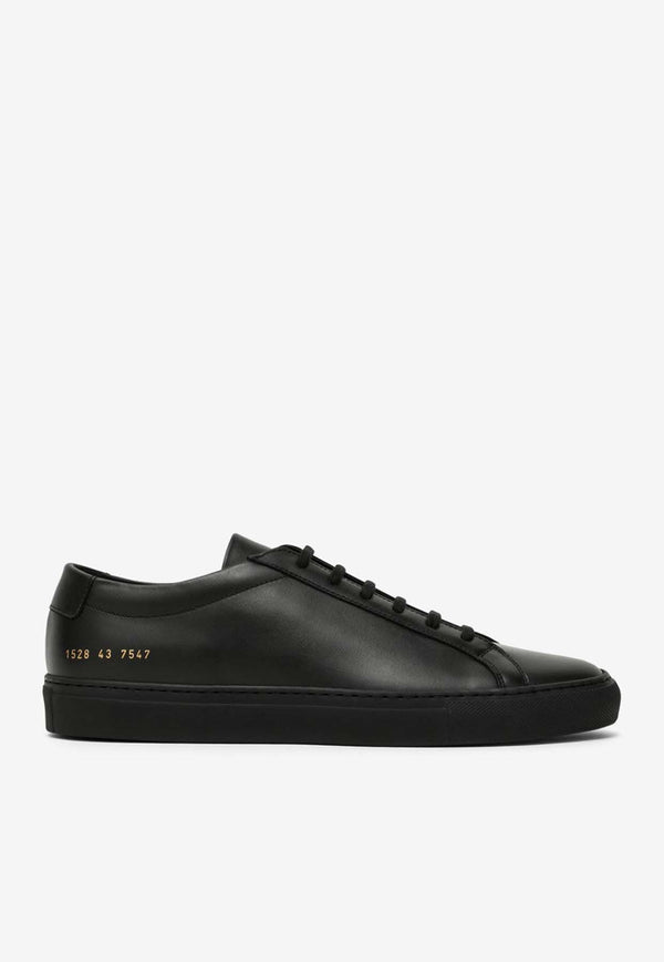 Common Projects Original Achilles Leather Low-Top Sneakers Black 1528LE/N_COMMO-7547