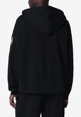 Canada Goose Rove Zip-Up Logo Hooded Sweatshirt Black 1540M1CO/S_CANAD-9061